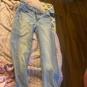 American Eagle jeans, washed out blue,size xs